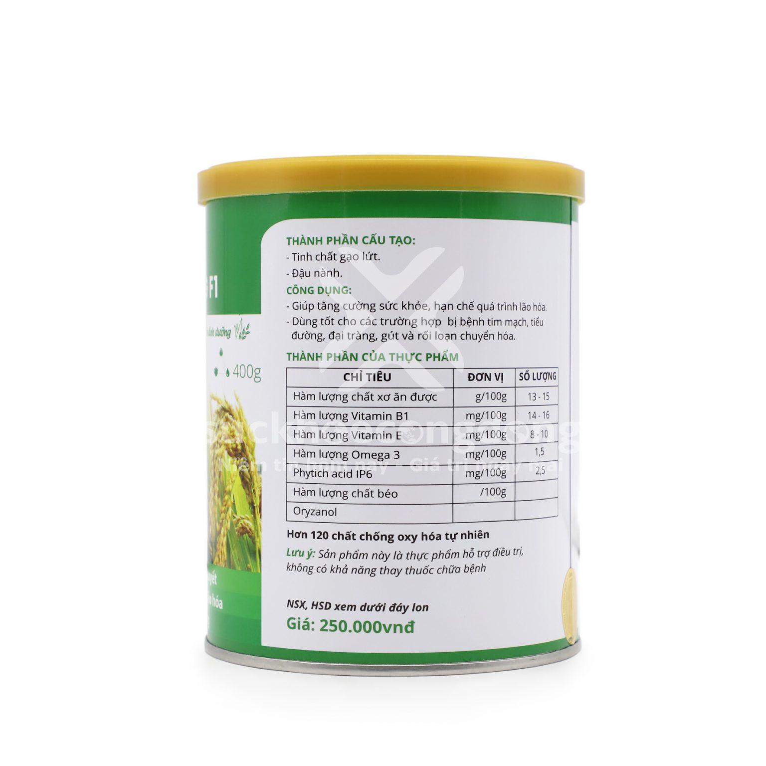 Thông tin tinh chất gạo lứt F1 mới