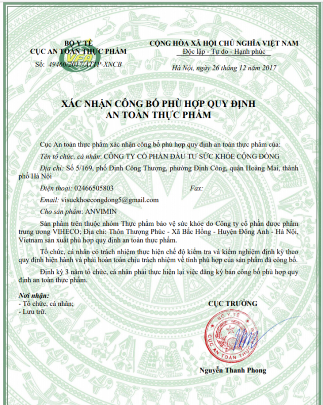 Vì sức khỏe cộng đồng